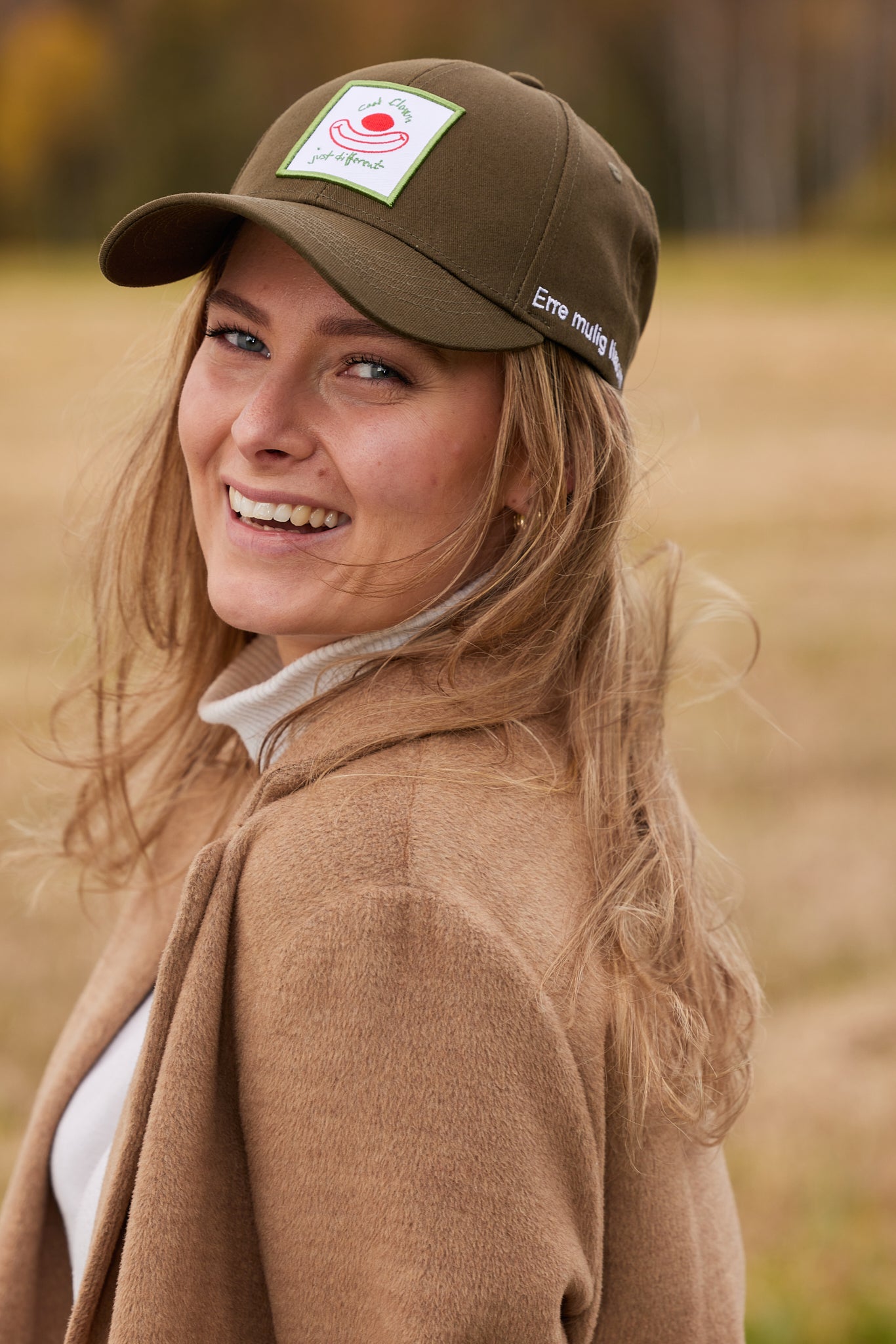 Cool Clown 6 Panel Baseball Caps – Army Green