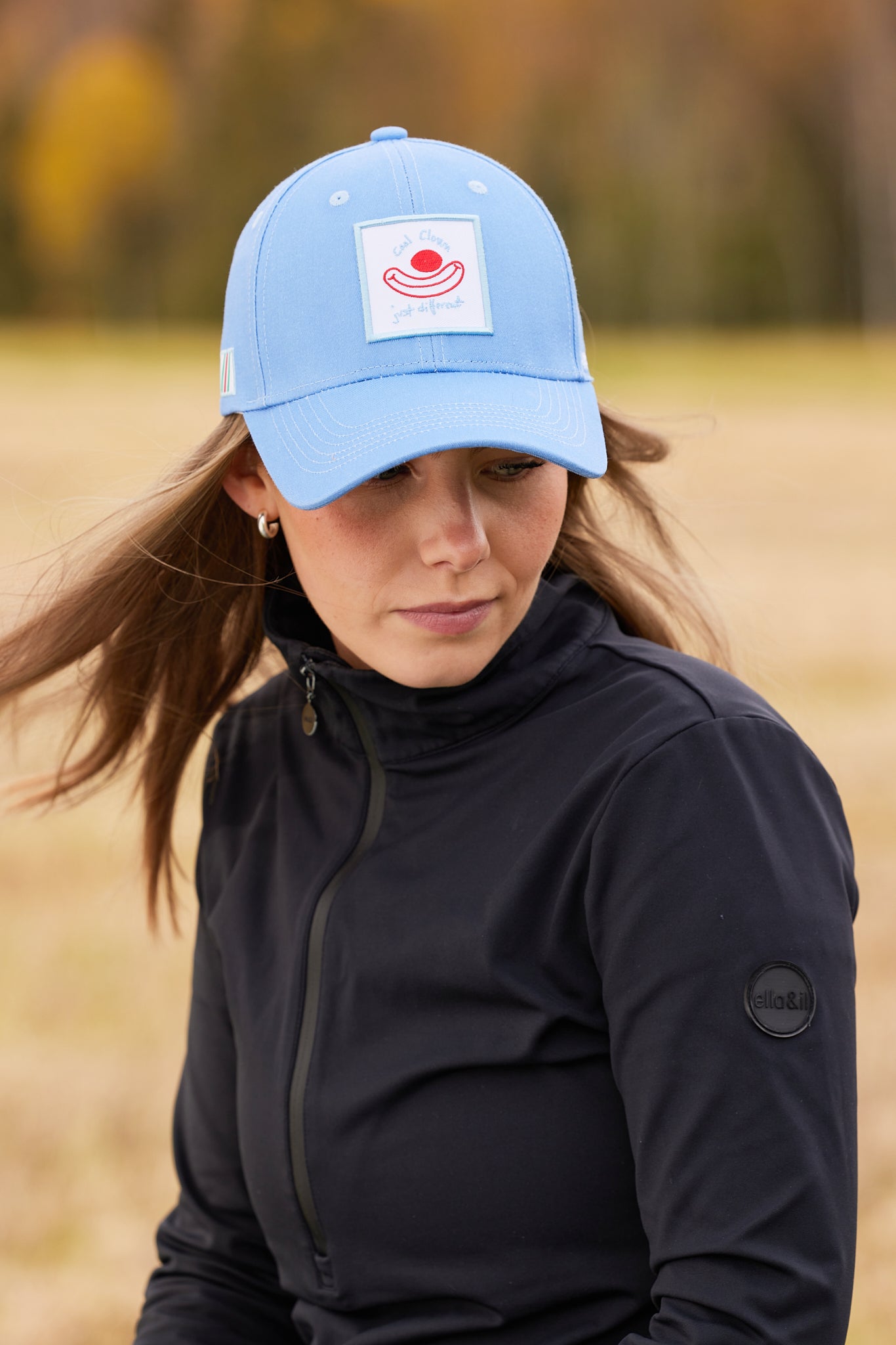 Cool Clown 6 Panel Baseball Caps – Light Blue