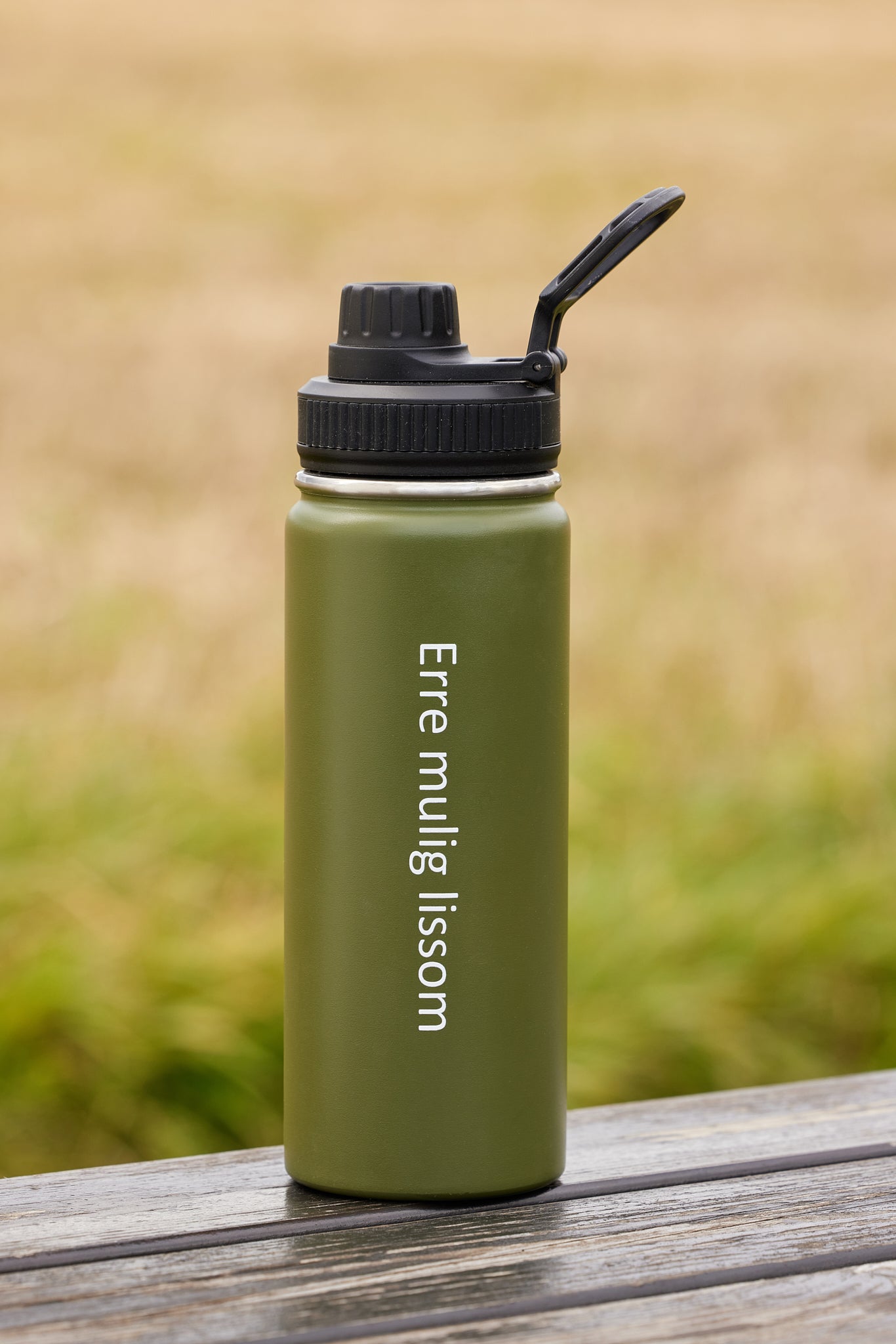 Cool Clown Sports Bottle – Army Green