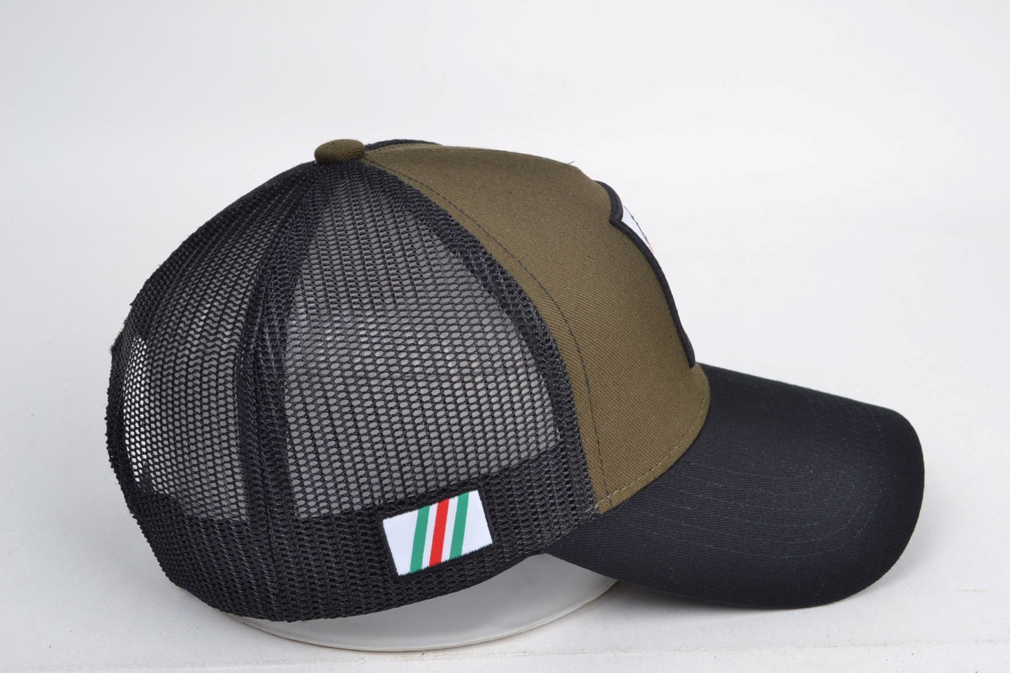 Cool Clown 5 Panel Trucker Caps – Black/Army Green