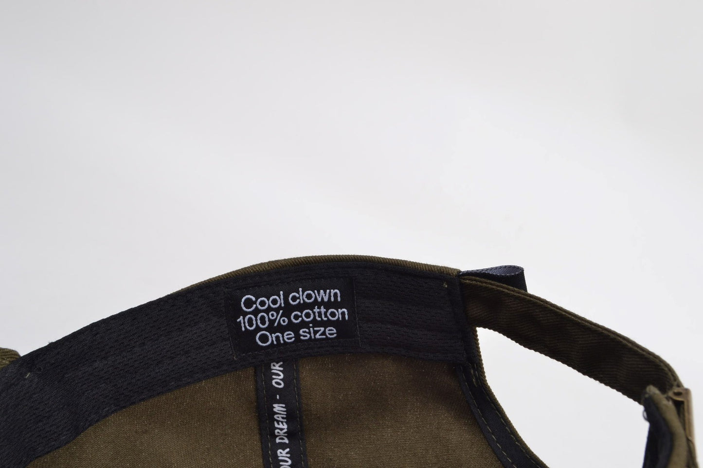 Cool Clown 6 Panel Baseball Caps – Army Green