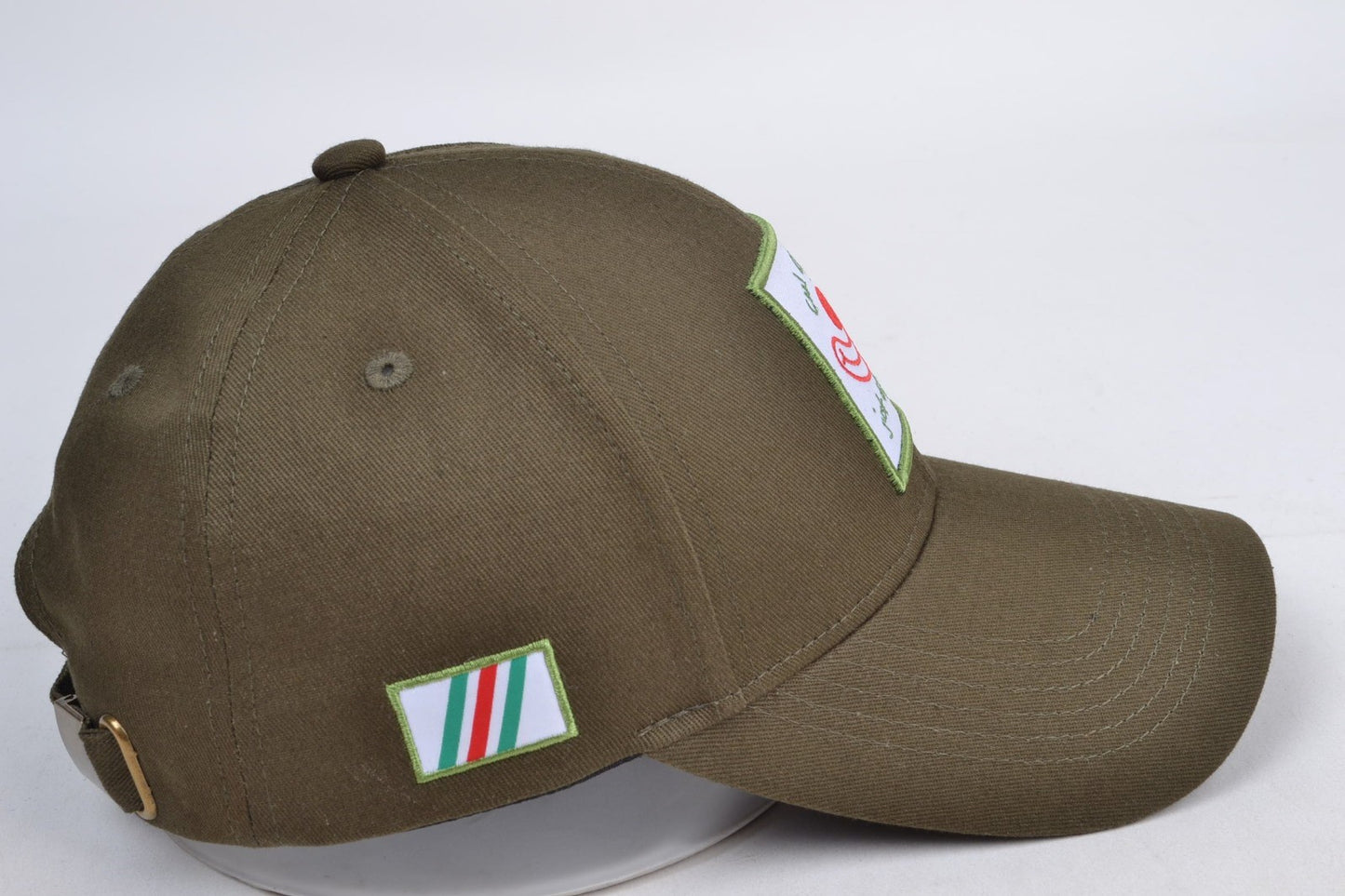 Cool Clown 6 Panel Baseball Caps – Army Green