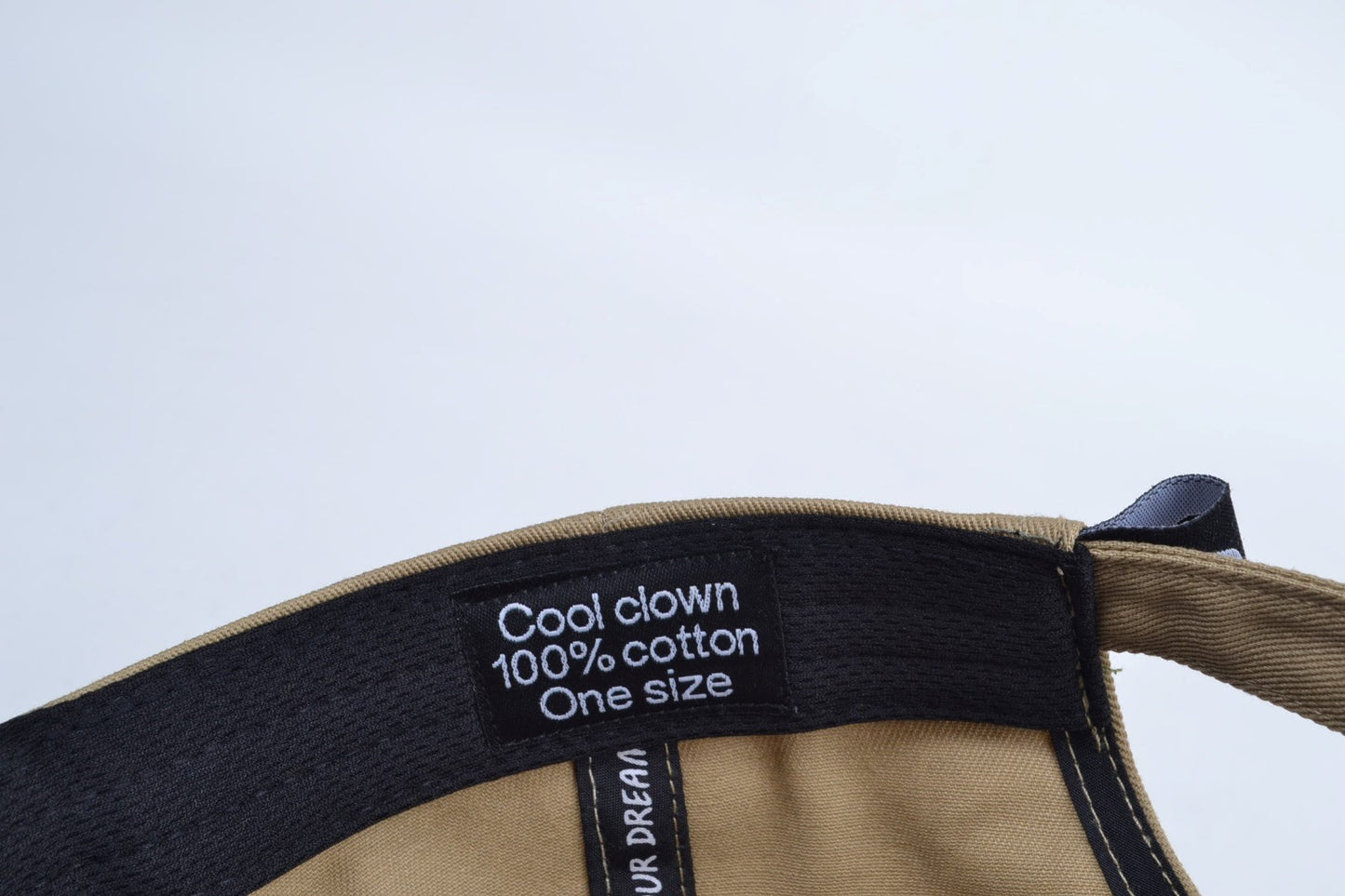 Cool Clown 6-panel baseballcapser – Khaki
