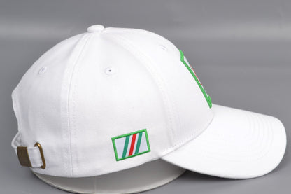 Cool Clown 6 Panel Original Baseball Caps – White