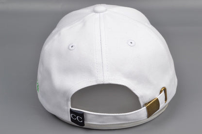 Cool Clown 6 Panel Original Baseball Caps – White