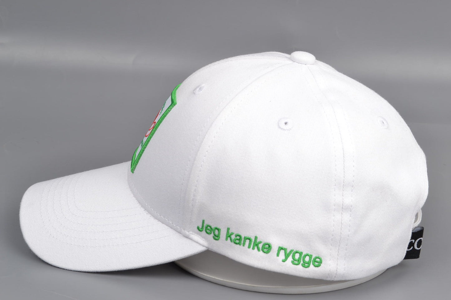 Cool Clown 6 Panel Original Baseball Caps – White