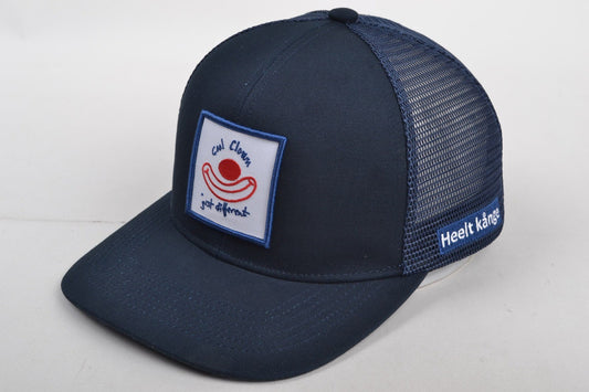 Cool Clown 6 Panel Trucker Caps – Dark Blue
