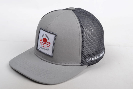 Cool Clown 6 Panel Trucker Caps – Grey