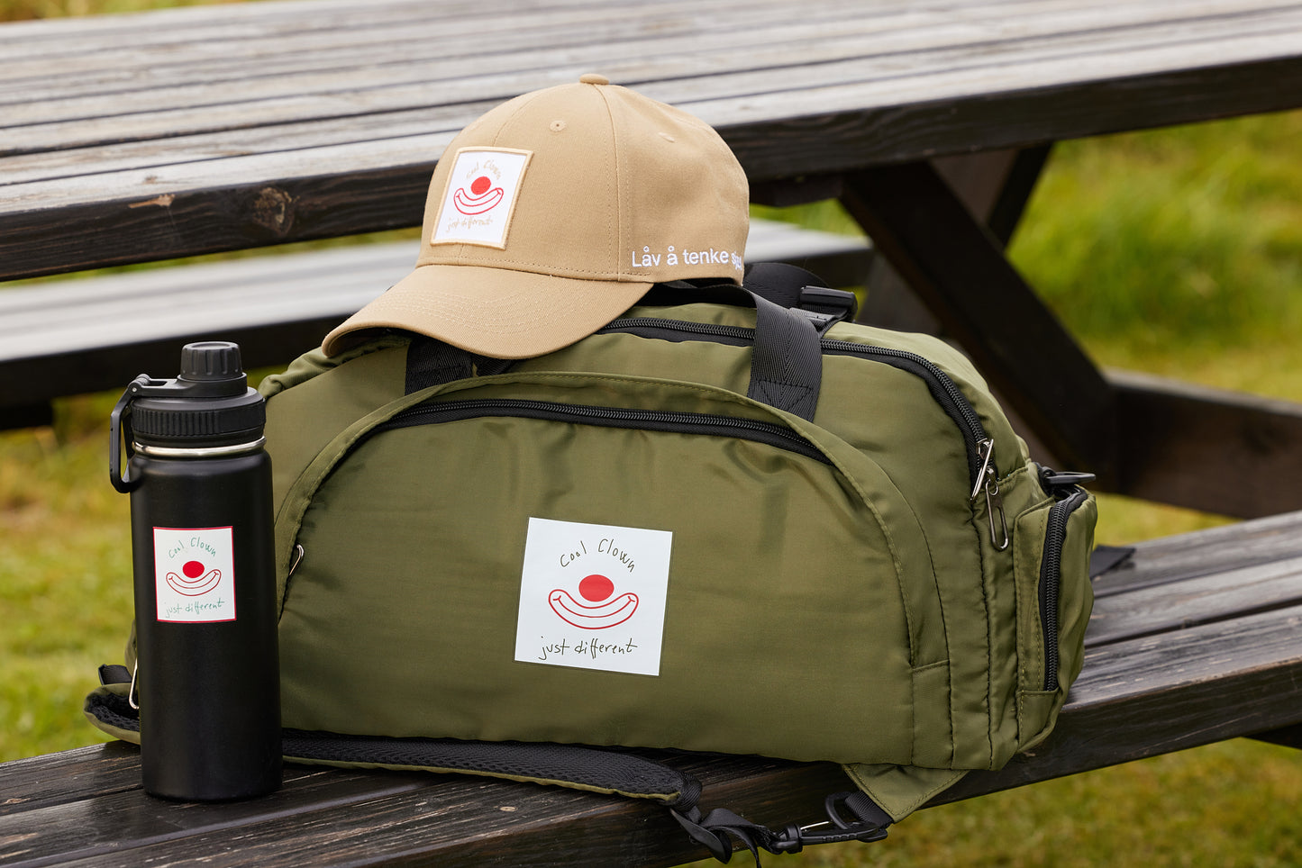 Cool Clown Sports bag – Army Green